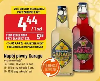 Polomarket Napój piwny Garage 0,4 l oferta