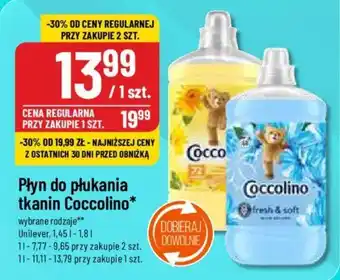 Polomarket Płyn do płukania tkanin Coccolino 1,45 - 1,8 l oferta