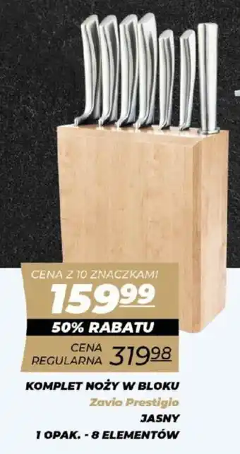 REGULARNA KOMPLET NOŻY W BLOKU Zavio Prestigio 8 el.