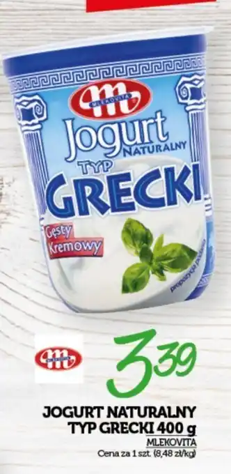 Topaz JOGURT NATURALNY TYP GRECKI 400 g oferta