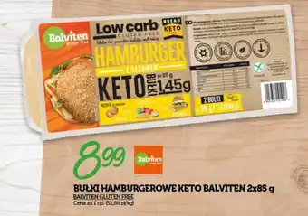 BUŁKI HAMBURGEROWE KETO BALVITEN 2 x 85 g