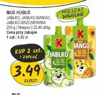 Słoneczko MUS KUBUŚ 200 g oferta