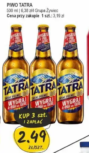 Słoneczko Grupa Żywiec PIWO TATRA 500ml oferta