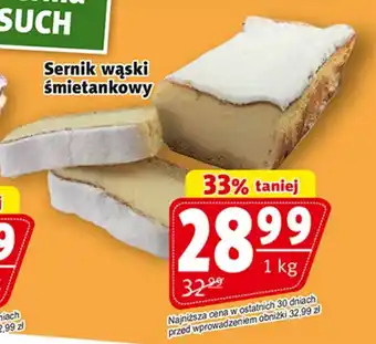 Prim Market Sernik wąski śmietankowy 1kg oferta
