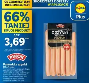 Lidl Parówki Pikok oferta