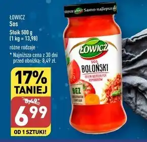 ALDI Łowicz Sos boloński 500 g oferta