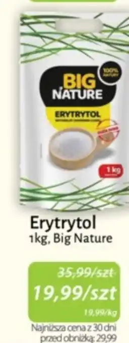 Erytrytol Big Nature