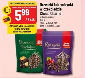 Polomarket Rodzynki w czekoladzie Choco Charlie oferta