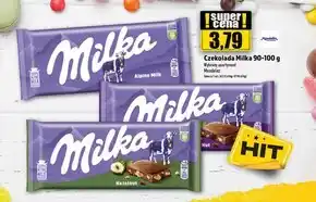 Topaz Milka Czekolada mleczna z kawałkami orzechów 100 g oferta
