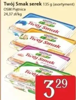 Społem Piątnica Twój Smak Serek śmietankowy z przyprawami 135 g oferta