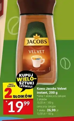 Twój Market Jacobs Velvet Kawa rozpuszczalna 200 g oferta