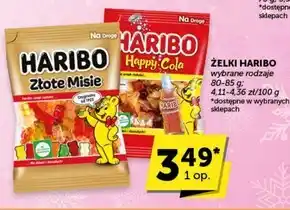Groszek Haribo Złote Misie Żelki owocowe 85 g oferta