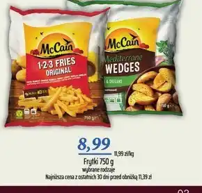 Społem McCain 1.2.3 Fries Original Frytki 750 g oferta
