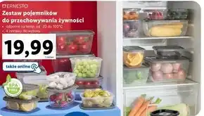 Lidl Zestaw pojemników Ernesto oferta
