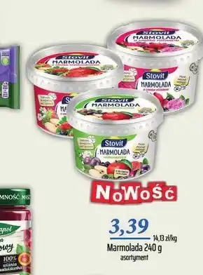 Społem Stovit Marmolada wieloowocowa 240 g oferta