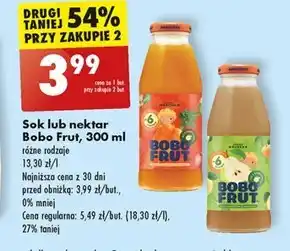 Biedronka Sok Bobo Frut oferta