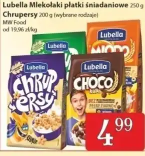 Społem Lubella Mlekołaki Choco kulki Zbożowe kulki o smaku czekoladowym 250 g oferta