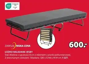 JYSK Łóżko składane oferta