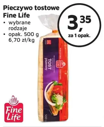 Odido Pieczywo tostowe Fine Life 500g oferta
