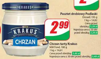 Dino Chrzan tarty Krakus MW Food, 180 g oferta