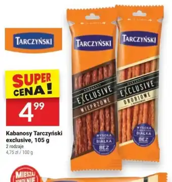 Twój Market Kabanosy Tarczyński exclusive 105 g oferta