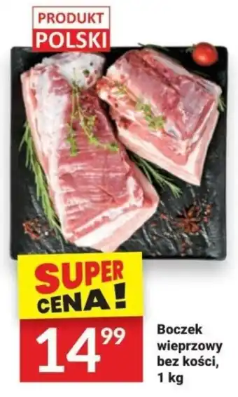 Twój Market Boczek wieprzowy bez kości 1 kg oferta