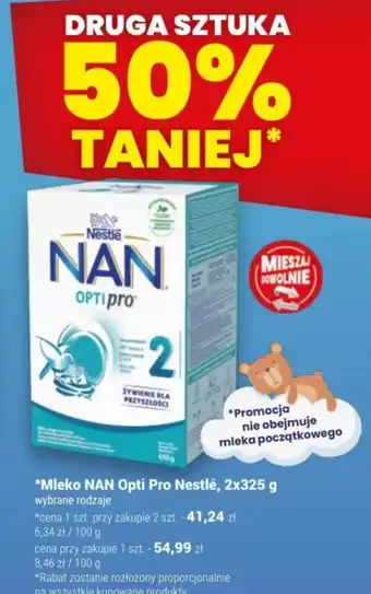 Twój Market Mleko NAN Opti Pro Nestlé 2x325 g oferta