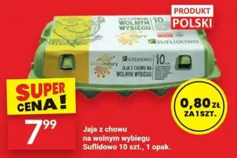 Twój Market Jaja z chowu na wolnym wybiegu Suflidowo 10 szt. oferta