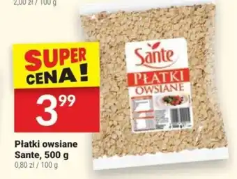 Twój Market Płatki owsiane Sante 500 g oferta