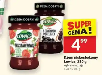 Twój Market Dżem niskosłodzony Łowicz 280 g oferta
