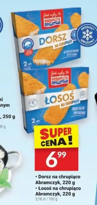 Twój Market Dorsz na chrupiąco Abramczyk 220 g/Łosoś na chrupiąco Abramczyk 220 g oferta