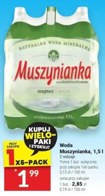 Twój Market Woda Muszynianka 1,5l oferta