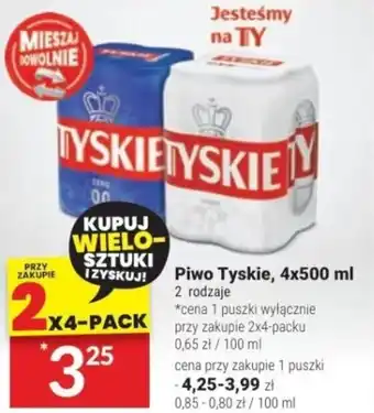 Twój Market Piwo Tyskie 500 ml oferta