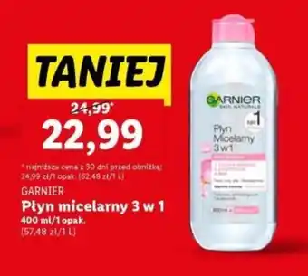 Lidl GARNIER Płyn micelarny 3 w 1, 400 ml oferta