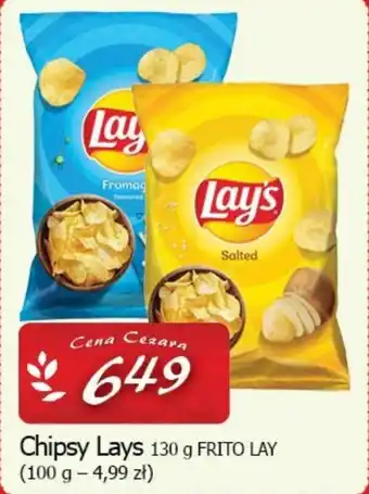 Cezar Delikatesy Chipsy Lays 130 g oferta