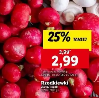 Lidl Rzodkiewki 250 g oferta