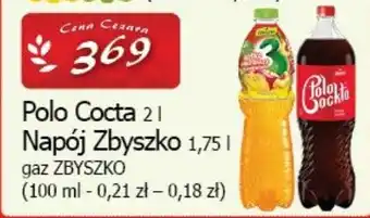 Polo Cocta 2 L/Napój Zbyszko 1,75 L