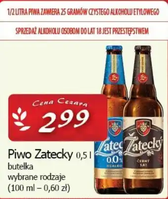 Cezar Delikatesy Piwo Zatecky 0,5 L oferta