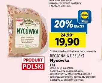 Lidl REGIONALNE SZLAKI NYCÓWKA 1 kg oferta
