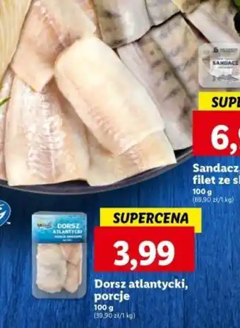 Lidl Dorsz atlantycki porcje 100g oferta