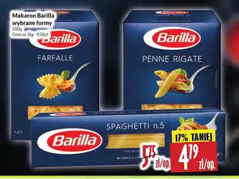 Hala Wola Makaron Barilla 500g wybrane formy oferta