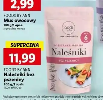 Lidl FOODS BY ANN Naleśniki bez pszenicy 200g oferta