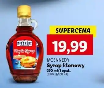 Lidl MCENNEDY Syrop klonowy 250 ml oferta