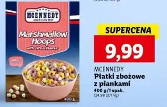 Lidl MCENNEDY Płatki zbożowe z piankami 400 g oferta