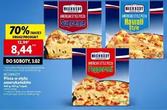 Lidl MCENNEDY Pizza w stylu amerykańskim 440g oferta