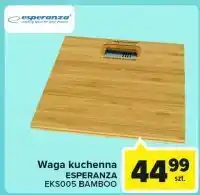 Carrefour Waga kuchenna eks005 bambus 1 SZT oferta