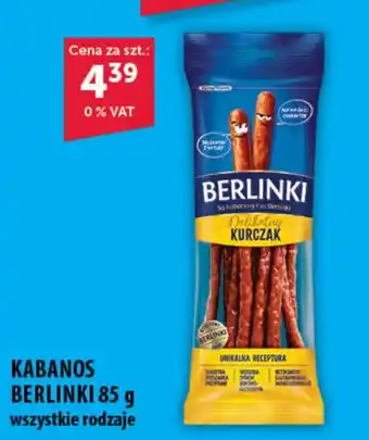 Eurocash Cash & Carry KABANOS BERLINKI 85 g oferta