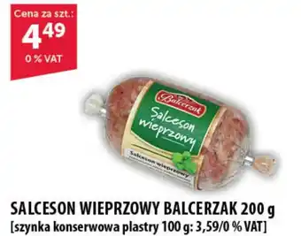 SALCESON WIEPRZOWY BALCERZAK 200 g