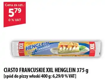Eurocash Cash & Carry CIASTO FRANCUSKIE XXL HENGLEIN 375 g oferta
