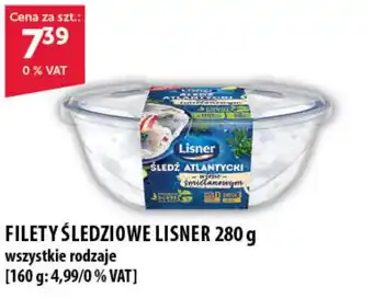 Eurocash Cash & Carry FILETY ŚLEDZIOWE LISNER 280 g oferta